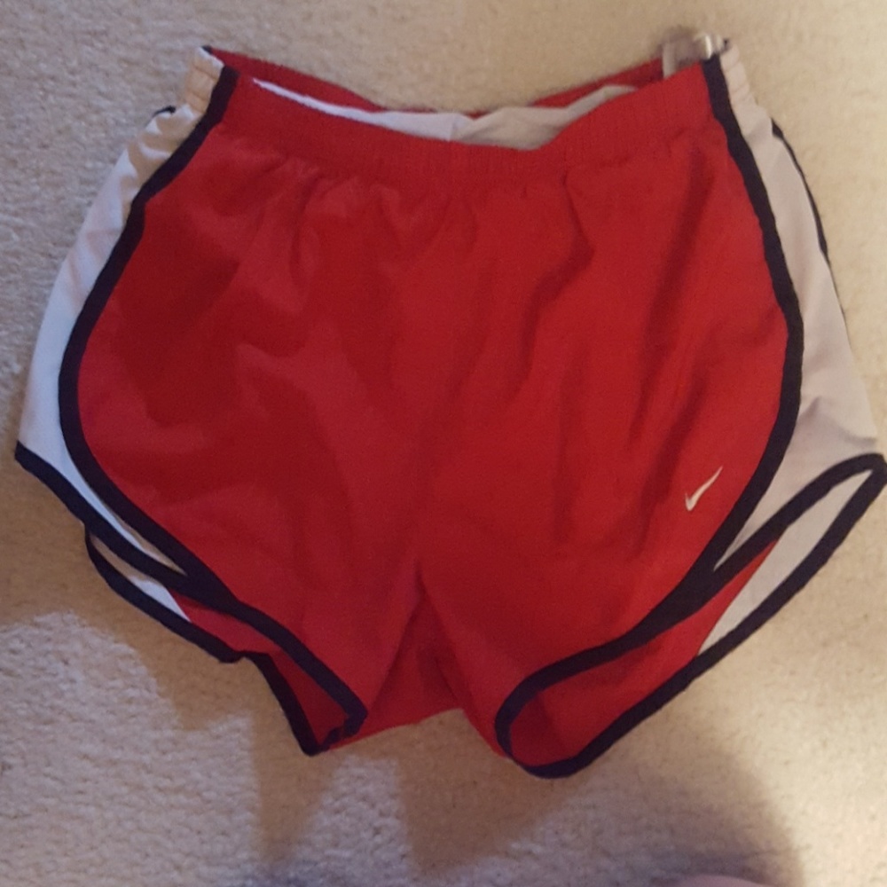 Red Nike Athletic Shorts